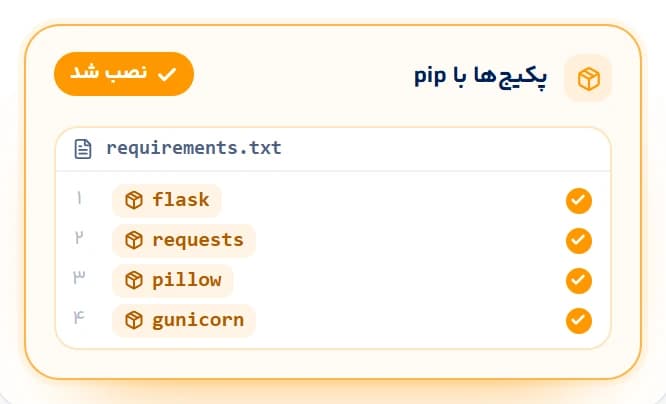 مدیریت پکیجها با pip